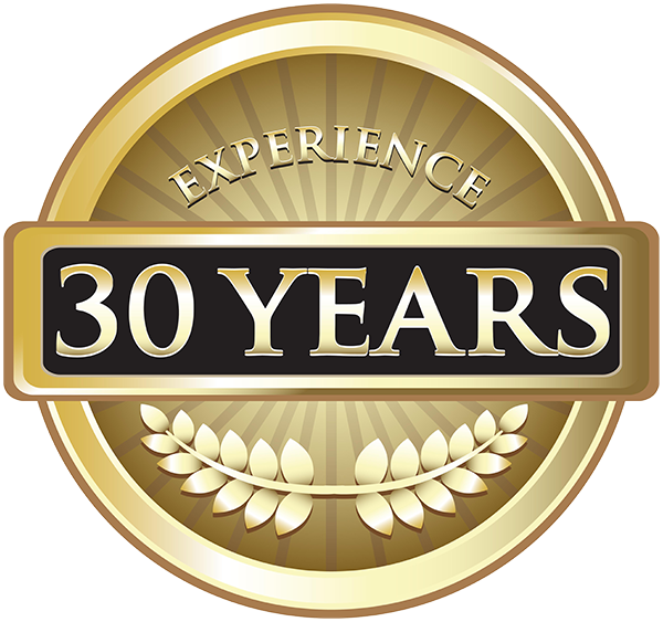 Over 30 Years Experience
